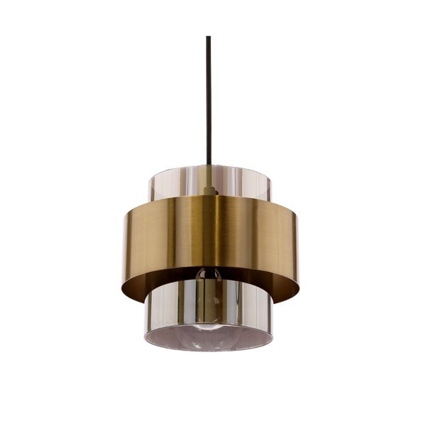 Fekete függőlámpa üveg búrával ø 18 cm Spiega – Candellux Lighting-image-3