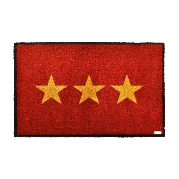 Stars Red lábtörlő, 50 x 70 cm - Hanse Home