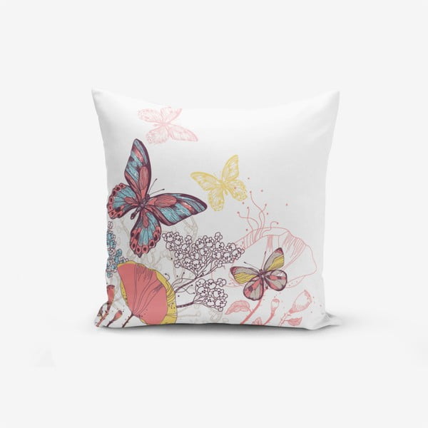 Special Design Colorful Butterfly pamutkeverék párnahuzat, 45 x 45 cm - Minimalist Cushion Covers