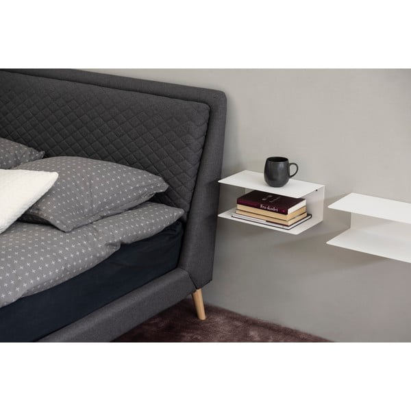 Joliet fehér fém fali polc - Actona-image-1