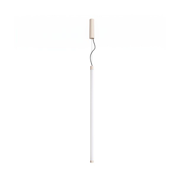Bézs fém LED függőlámpa ø 6 cm TRANG – Thoro
