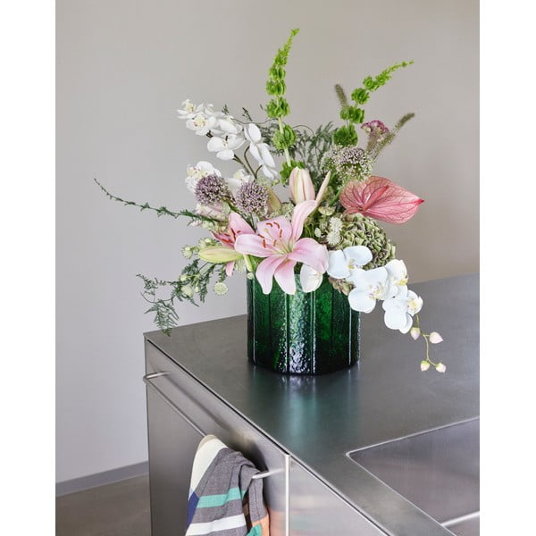 Kézzel készített üveg váza Emerald – Hübsch-image-1