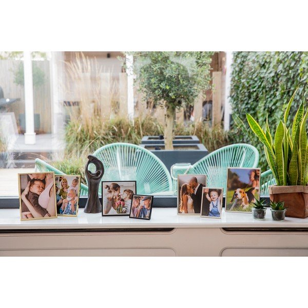 Fekete fém álló-fali képkeret 16x16 cm Sweet Memory – Zilverstad-image-1