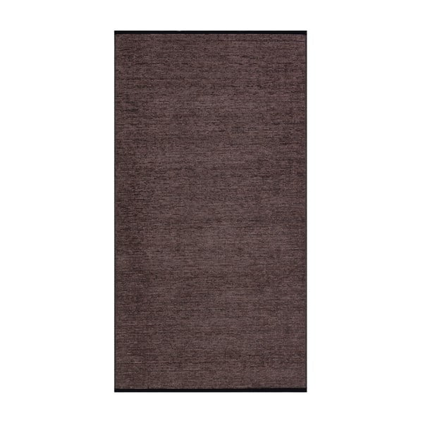 Borvörös-fekete mosható pamut szőnyeg 80x150 cm Bendigo – Vitaus