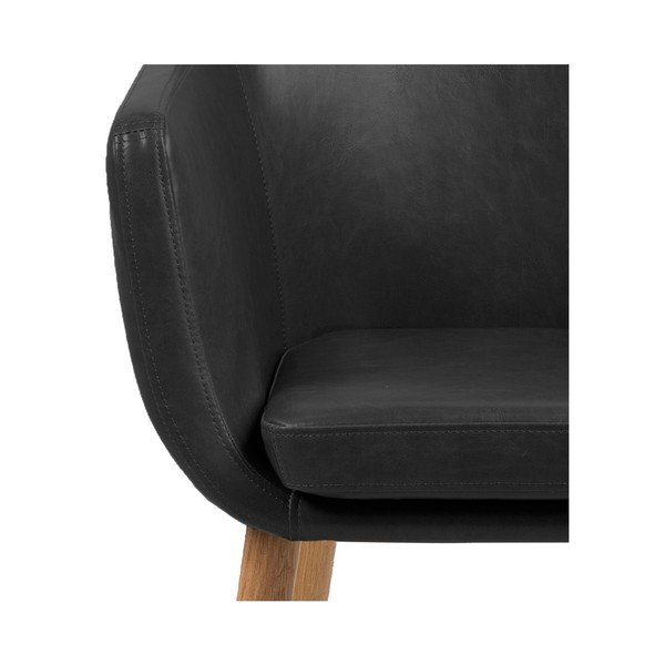 Nora fekete fotel - Actona-image-1