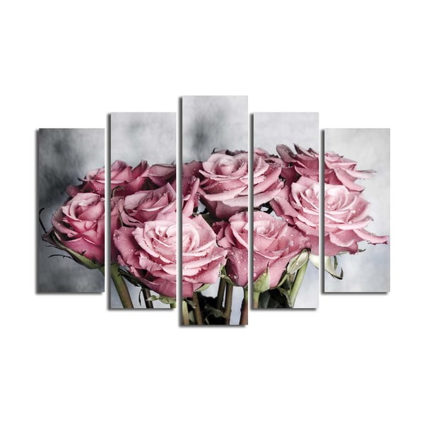 Roses többrészes kép, 105 x 70 cm