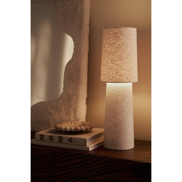 Fehér buklé asztali lámpa (magasság 58 cm) Philo – Ellos Home-image-1