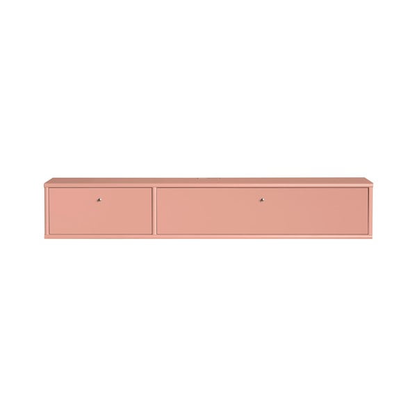 Rózsaszín TV-állvány 136x22x32,5 cm Mistral – Hammel Furniture