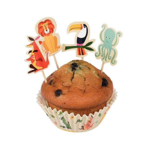 Colourful Creatures muffin díszítő készlet - Rex London-image-3