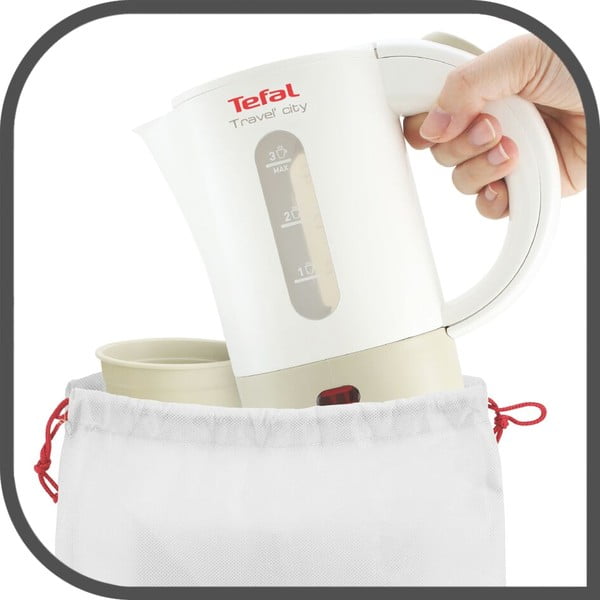 Fehér vízforraló 500 ml Travel'City KO120130 – Tefal-image-2