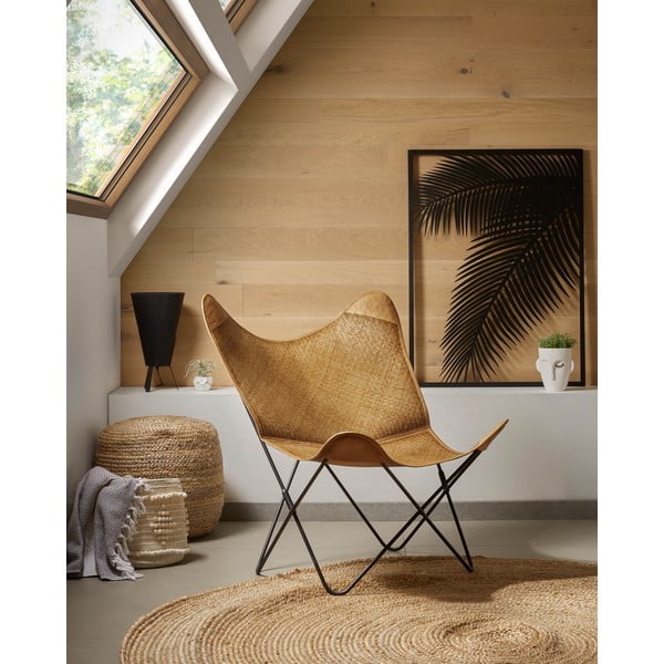 Natúr színű puff Doc – Kave Home-image-3