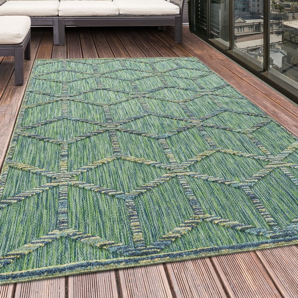 Zöld kültéri futószőnyeg 80x250 cm Bahama – Ayyildiz Carpets-image-1