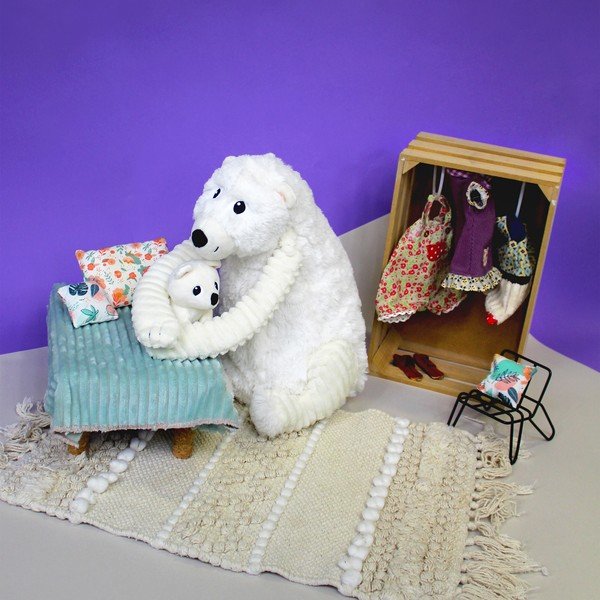 Plüssjáték szett 2 db-os Ptipotos Grobidou – Les Deglingos-image-2