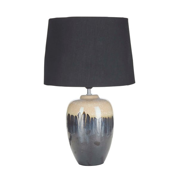 Fekete asztali lámpa, magasság 35 cm - Bahne & CO