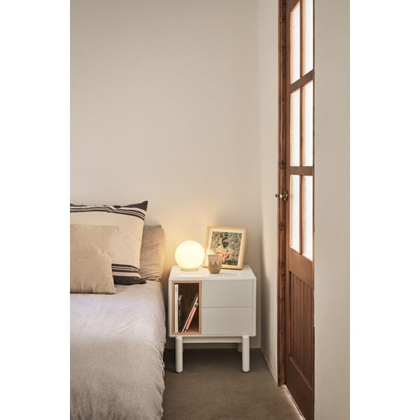 Krémszínű éjjeliszekrény Corvo – Teulat-image-4