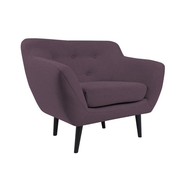 Piemont lila fotel - Mazzini Sofas-image-1