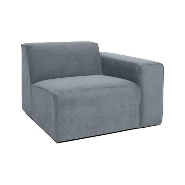 Szürke kordbársony kanapé modul (jobb oldali) Sting – Scandic-image-1
