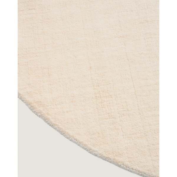 Krémszínű kerek szőnyeg ø 200 cm Empuries – Kave Home-image-3