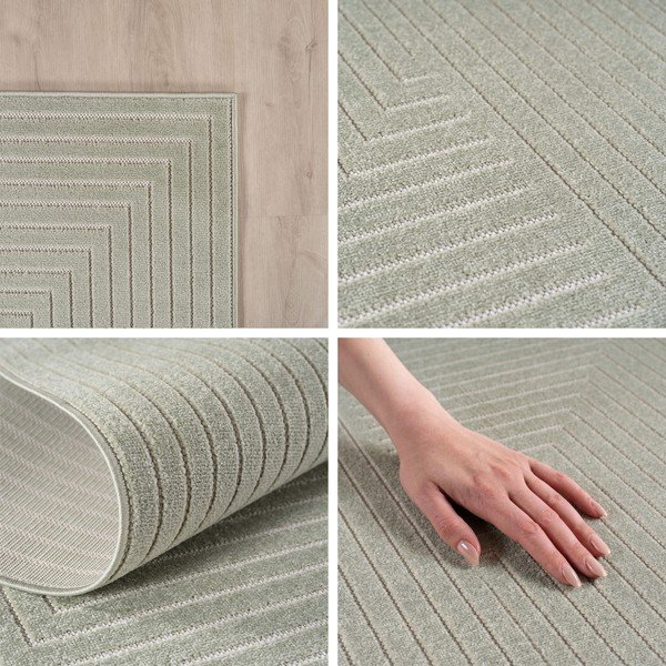 Zöld kerek kültéri-beltéri szőnyeg ø 160 cm Nova 1202 – Ayyildiz Carpets-image-2
