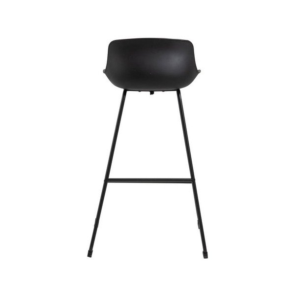 Fekete bárszék (ülésmagasság 76 cm) Tina – Actona-image-3