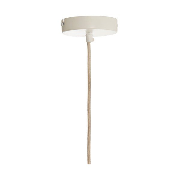 Krémszínű függőlámpa textil búrával Zubedo – Light & Living-image-3