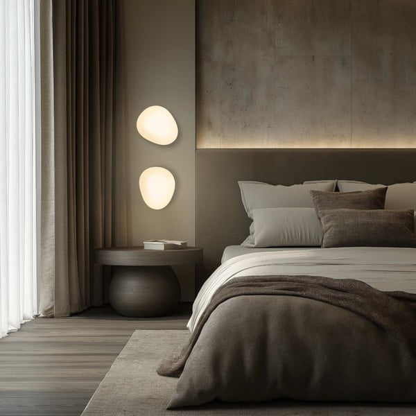Fehér fali lámpa Stones – Candellux Lighting-image-3