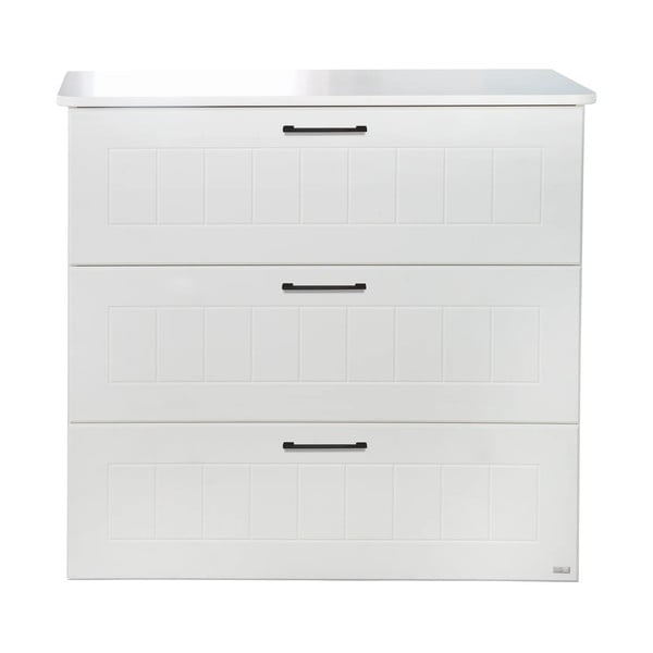 Fehér alacsony gyerek komód 98x91 cm Sylt – Roba-image-2