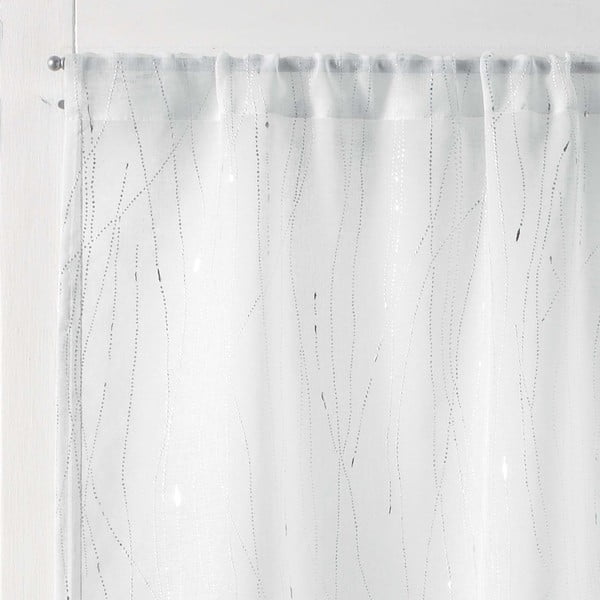 Fehér átlátszó függöny szett 2 db-os 70x200 cm Filiane – douceur d'intérieur-image-1