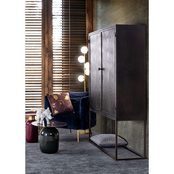 Aranyszínű állólámpa üveg búrával (magasság 156,5 cm) Balls – Bizzotto-image-2