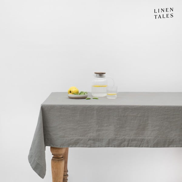 Len asztalterítő 140x300 cm Khaki – Linen Tales
