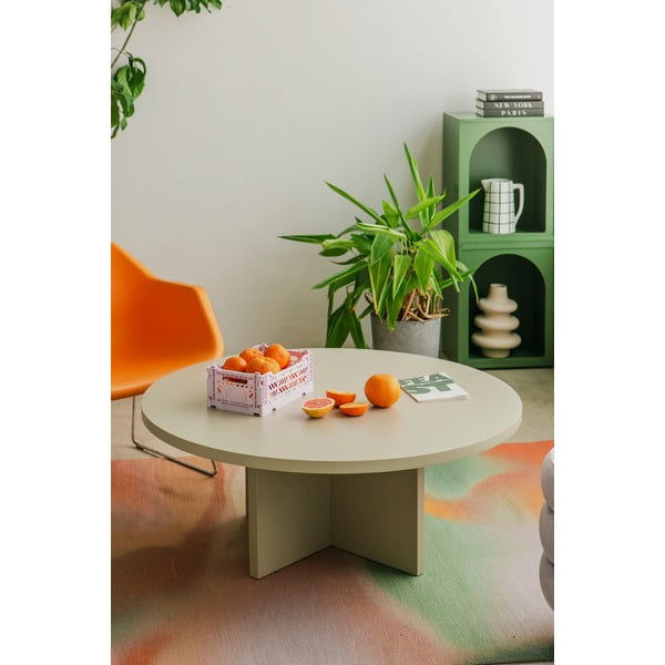 Fehér kerek dohányzóasztal ø 100 cm Pausa – Really Nice Things-image-2