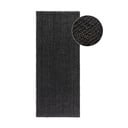 Fekete juta futószőnyeg 80x200 cm Bouclé – Hanse Home