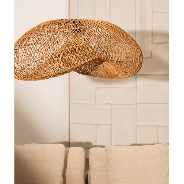Natúr színű rattan lámpabúra 58x85 cm Isora – Kave Home-image-2