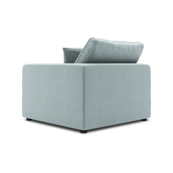 Galaxy világoskék sarokrész moduláris kordbársony kanapéhoz, jobb oldali - Windsor & Co Sofas-image-3