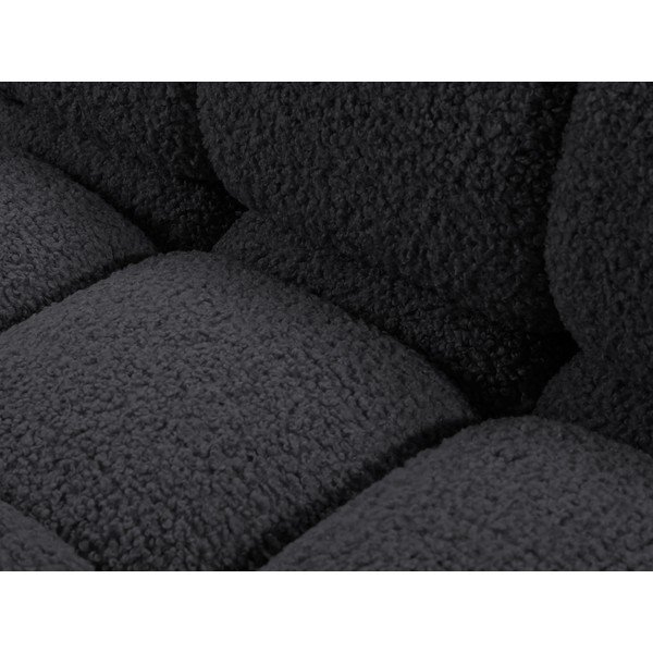 Antracitszürke buklé moduláris kanapé 288 cm Bellis – Micadoni -image-1