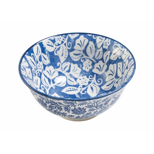 Fehér-kék porcelán tál készlet 3 db-os Confusion – Villa d'Este-image-1