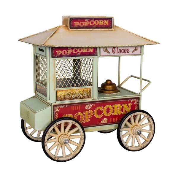 Fém kisméretű dekoráció Popcorn Cart – Antic Line