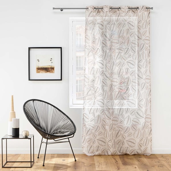 Bézs átlátszó függöny 140x240 cm Alma – douceur d'intérieur-image-2