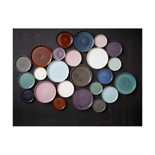 Fekete-kék kőedény tányér ø 27 cm Gastro Dark Blue/Black – Bitz-image-3