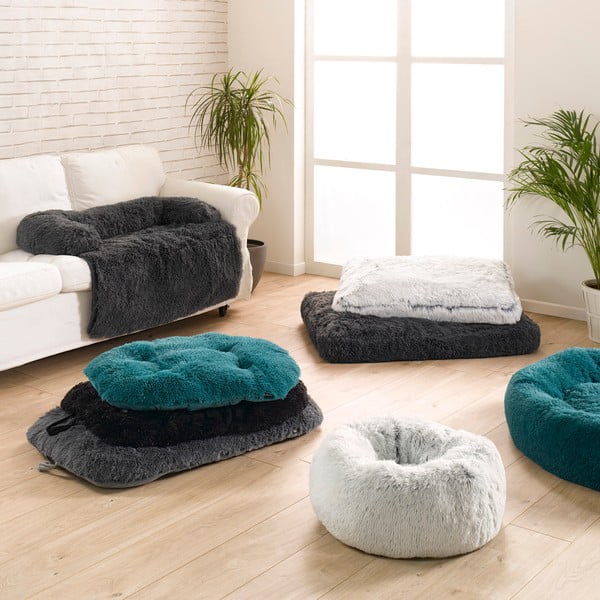 Fehér fekhely kutyáknak ø 55 cm Fluffy Heather – Love Story-image-1