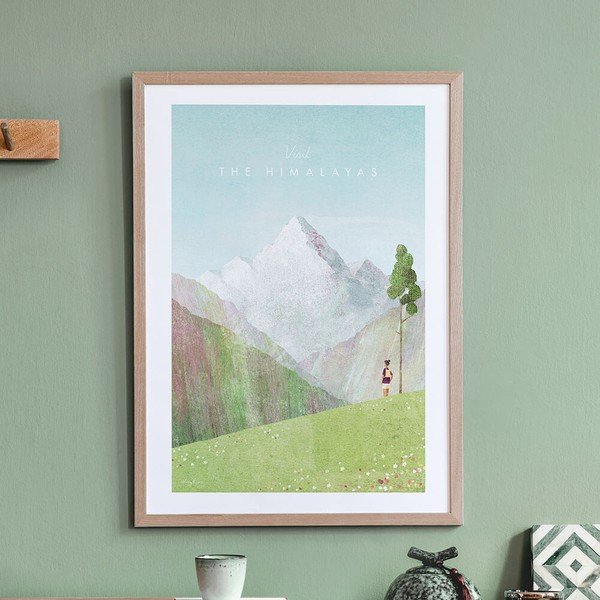 Poszter Himalayas, 50x70 cm - Travelposter-image-2