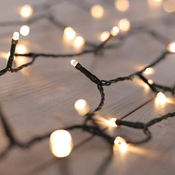 Basic zöld LED fényfüzér, 100 izzós, hosszúság 10,43 m - DecoKing-image-1