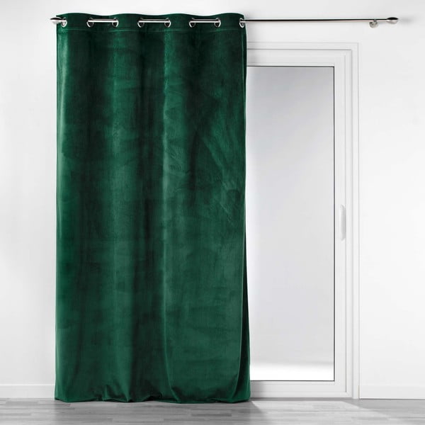 Zöld kordbársony függöny 140x260 cm Casual – douceur d'intérieur
