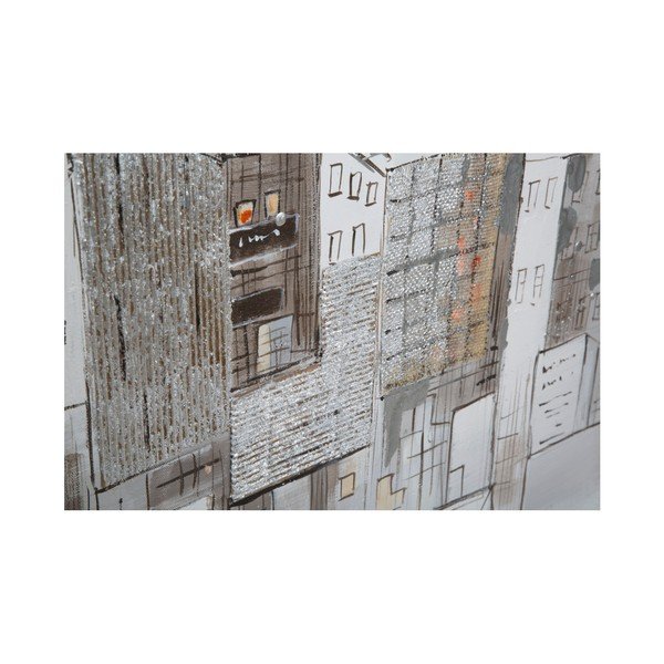 Dipinto Su Tela Roofs kézzel festett kép, 90 x 120 cm - Mauro Ferretti-image-1