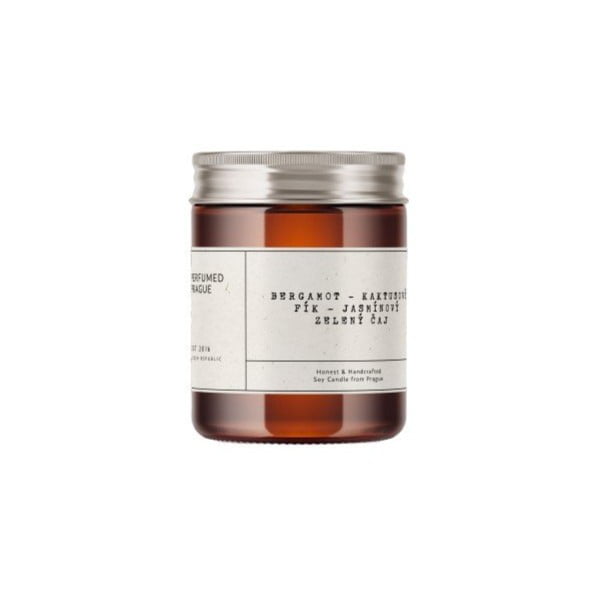 Illatos szójaviasz gyertya égési idő 40 ó #46 Bergamot, Jasmine, Opuncia – Perfumed Prague-image-3