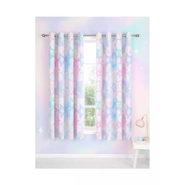 Gyerek függöny szett 2 db-os 168x183 cm Ombre Stars – Catherine Lansfield-image-2