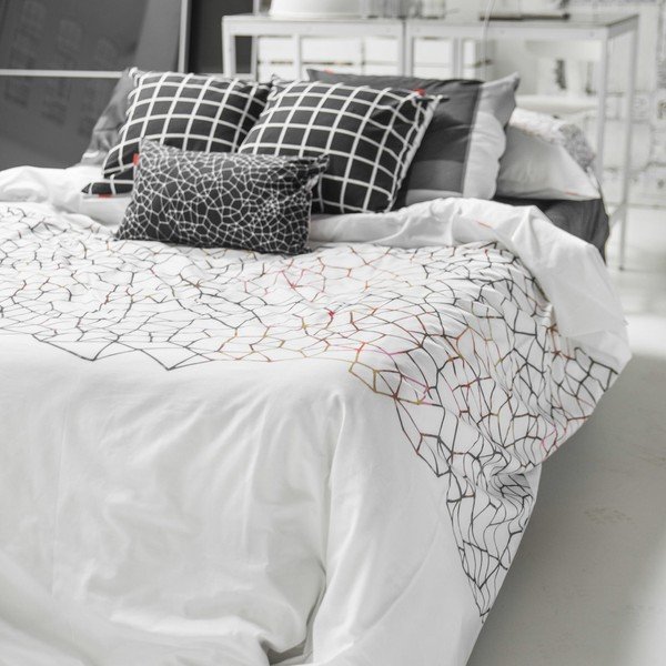 Net pamut paplanhuzat, 200 x 200 cm - Blanc-image-4