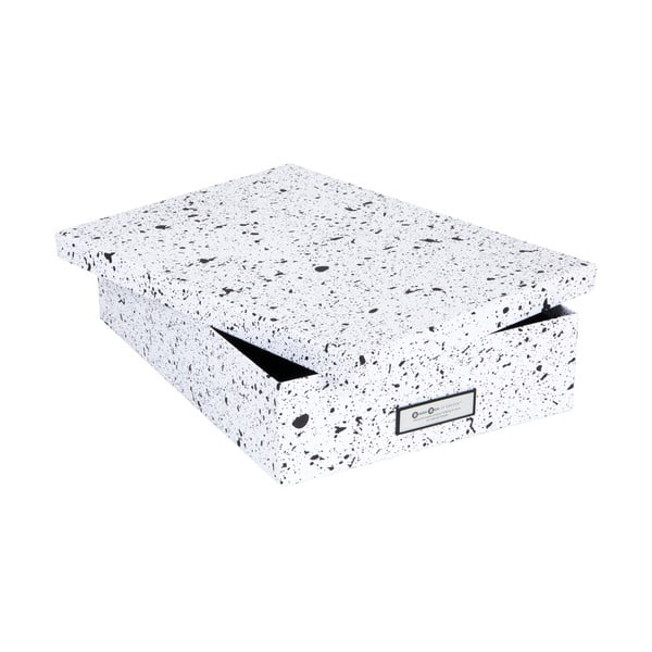 Oskar fekete-fehér tárolódoboz - Bigso Box of Sweden-image-3