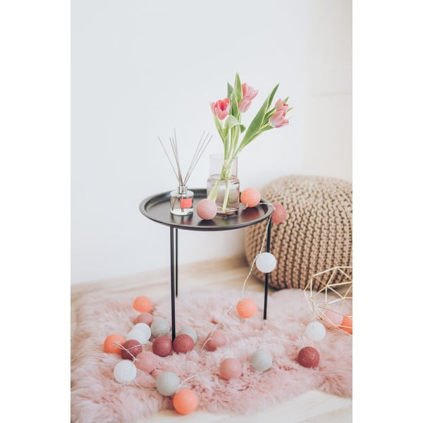 Barna LED fényfüzér, 15 gömbbel - LUKKA-image-3