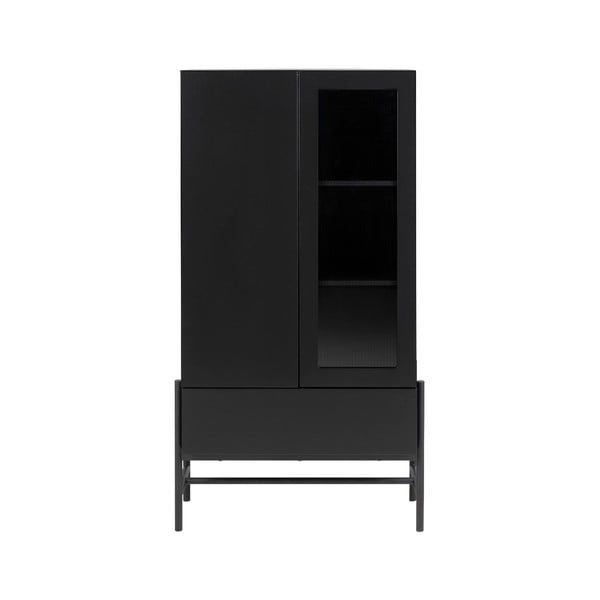 Norse fekete szekrény, magassága 150 cm - Interstil